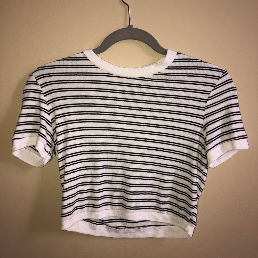 Striped Crop Top